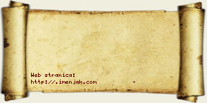 Anđela Caranović vizit kartica